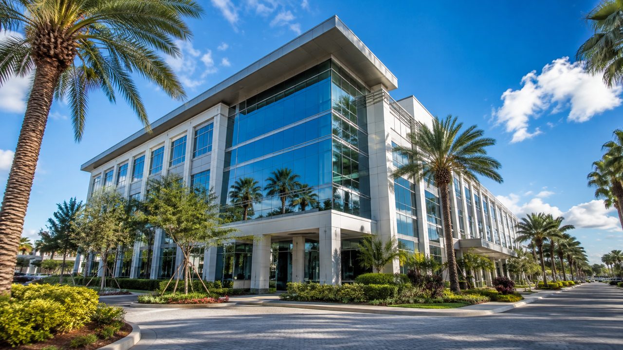 Modern Florida commercial office property